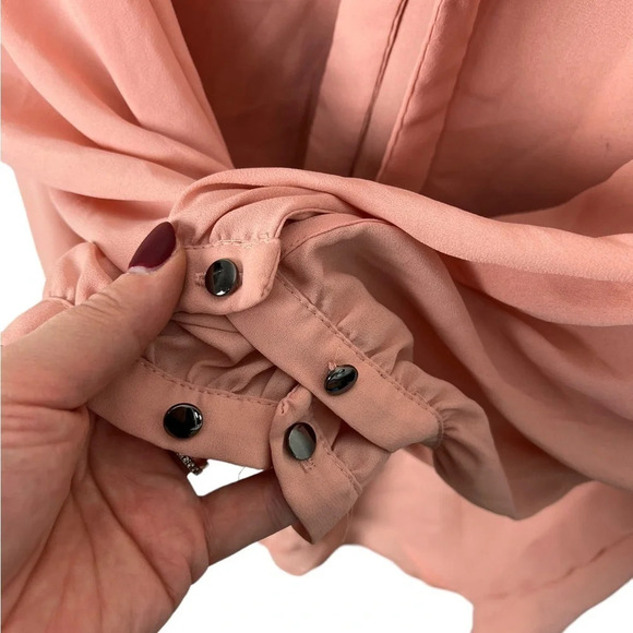 Torrid • Georgette Bow Tie Blouse - Picture 8 of 10